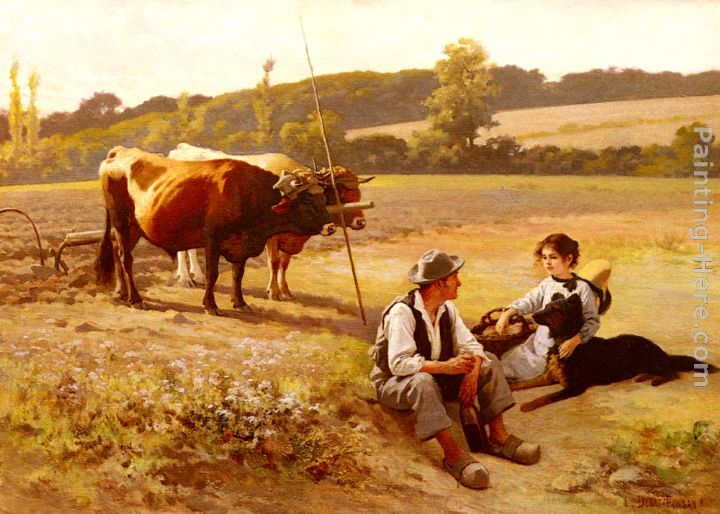 Rest In The Fields painting - Edouard Bernard Debat-Ponsan Rest In The Fields art painting